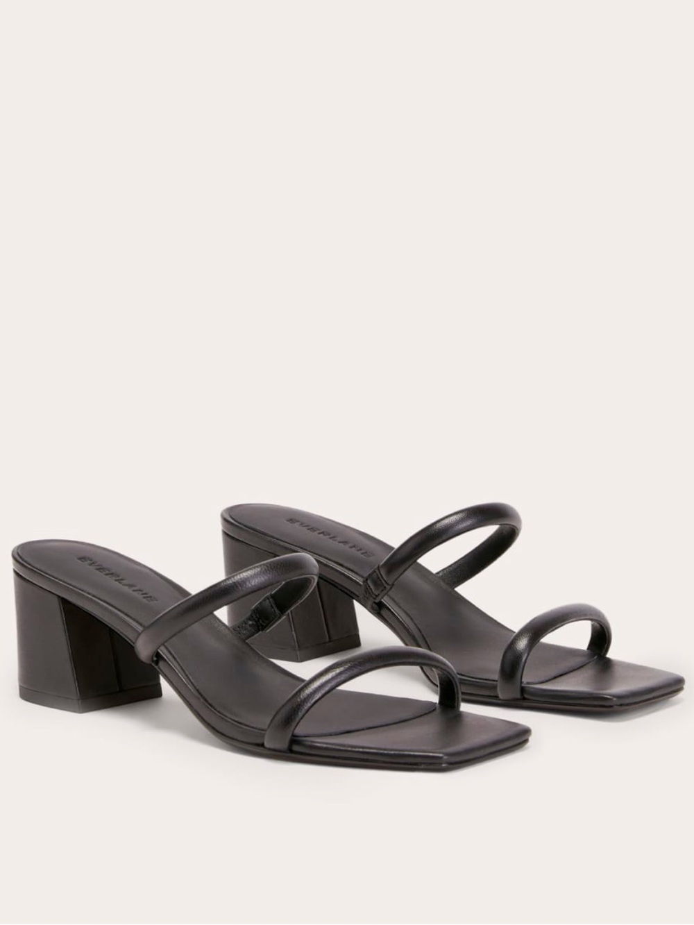 Everlane Shoes 7 Double Strap Black